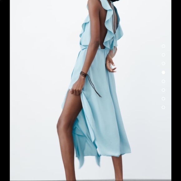 Zara slot ruffled dress - Picture 3 of 9